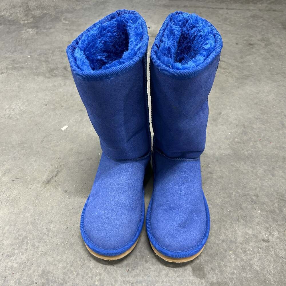 UGG Classic Short Cobalt Blue Sheepskin Boots